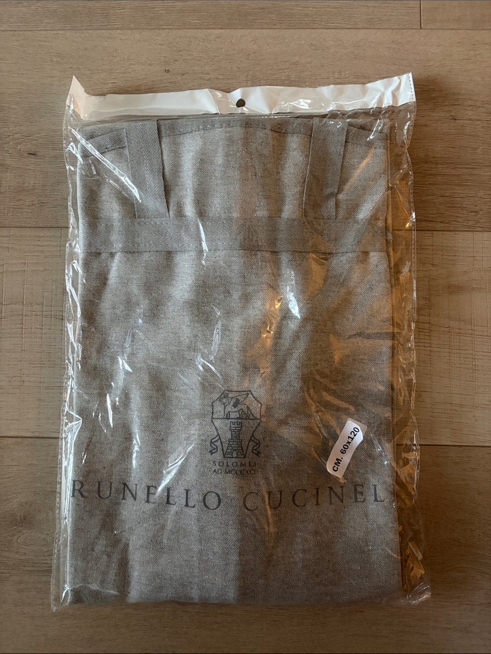 Brunello Cucinelli Grey Garment Bag 60x120cm